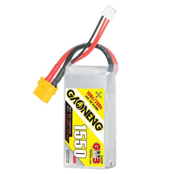 Gaoneng GNB 7.4V 1550mAh 100C 2S LiPo Battery XT60 Plug for RC Drone - Image 2