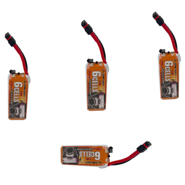 DarwinFPV 6S 1300mAh Waterproof Lipo Battery XT60 Plug for RC Drone - Image 4