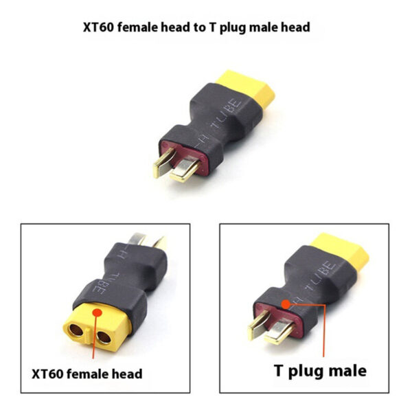 2pcs RC XT60 Male To Deans Plug Female T Connector Adapter for Remote Control Vehicles and Toys - Image 6