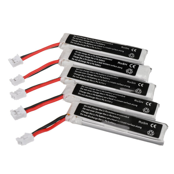 5Pcs URUAV 3.8V 250mAh 40C/80C 1S HV 4.35V LiPo Battery PH2.0 Plug for RC Drone - Image 4