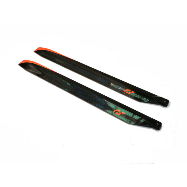 1 Pair FUNFLY 610mm Carbon Fiber Main Blade for 600 Class Helicopter - Image 6