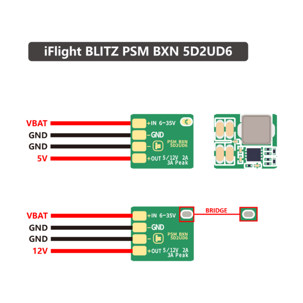 iFlight BEC 2-8S 5V 2A 12V 3A Switchable for RC Drone FPV Racing Multi Rotor - Image 6