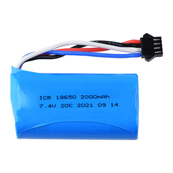 18650 7.4V 2000MAH 20C Lipo Battery XT30/XT60/T/EL-2P/SM3P/SM4P/SM/JST Plug For RC Boats Car Tanks Parts - Image 2