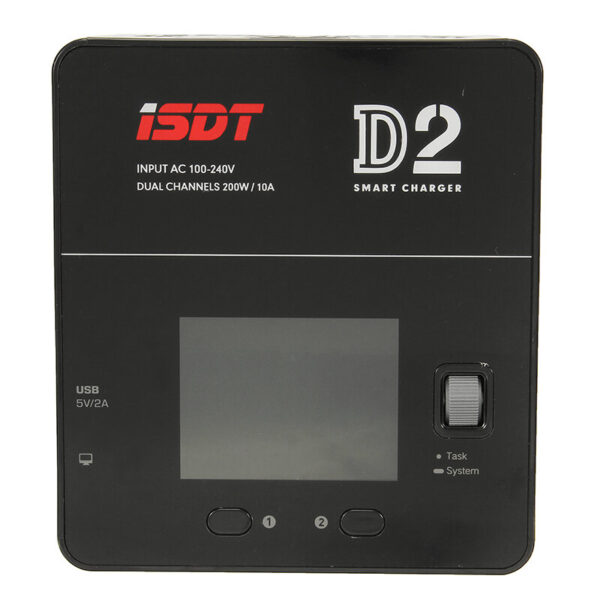 ISDT D2 mark2 Upgrade Version 200W 24A AC Dual Channel Output Smart Battery Balance Charger Upgrade Version - Image 3