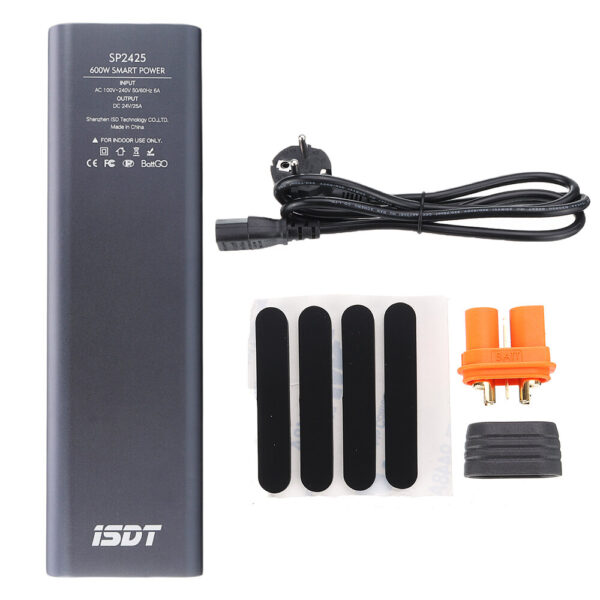 ISDT SP2425 BattGo 600W 25A LED Indicator Light Smart Power Supply Adapter With Dual USB Charging Output - Image 8