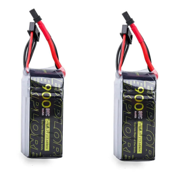 Flywoo Explorer 15.2V 900mAh 80C 4S1P LiPo Battery XT30 Plug for long flight time RC Drone - Image 3