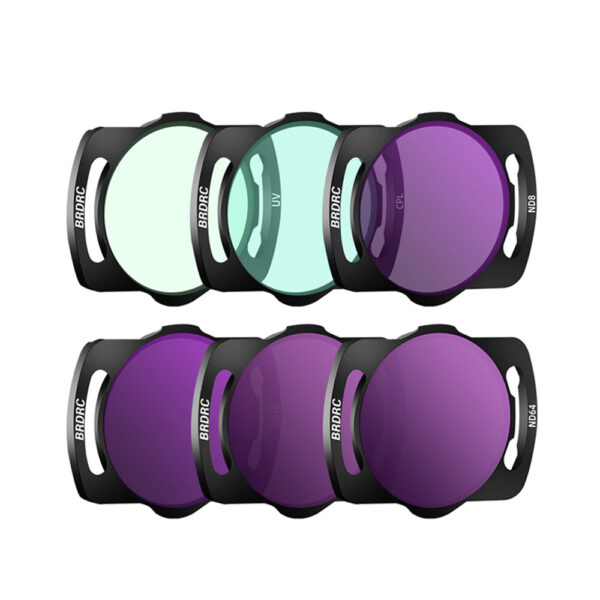 BRDRC Camera Lens Filter UV/CPL/ND8/ND16/ND32/ND64 Set Combo for DJI Avata DJI O3 Air Unit - Image 3