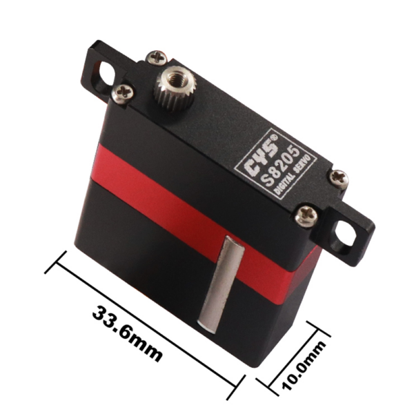 CYS-S8205 27g 4kg Flat Block Servo Digital Servo with Coreless Motor for Glider Aircraft - Image 4