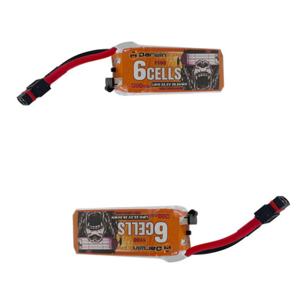 DarwinFPV 6S 1300mAh Waterproof Lipo Battery XT60 Plug for RC Drone - Image 3