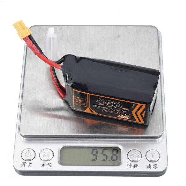 ZOP Power 14.8V 850mAh 100C 4S Lipo Battery XT30 Plug for RC Racing Drone - Image 9