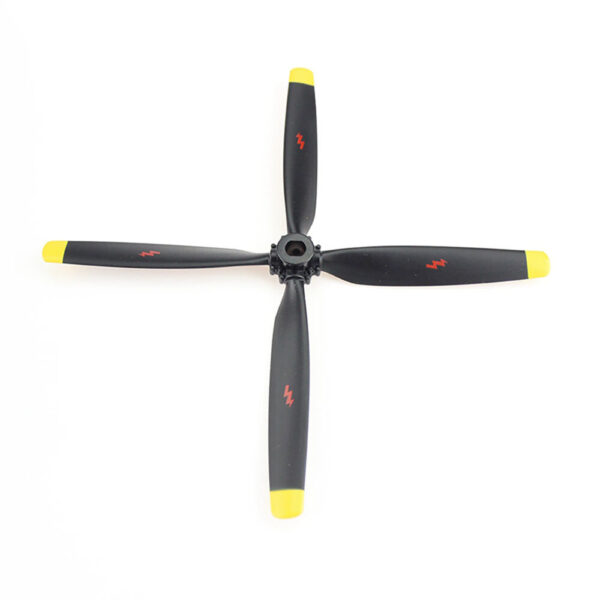 XK A280 P-51 Mustang 560mm RC Airplane Spare Parts Accessories Plastic 4-Blade Propeller - Image 2