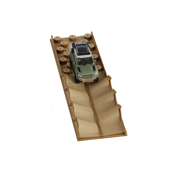 SG PP04 Desktop Simulation Off-road Bridge Obstacle Course for SG 2402 1/24 RC Car Vehicles Model Rock Crawler Toy Wooden Field - Image 3