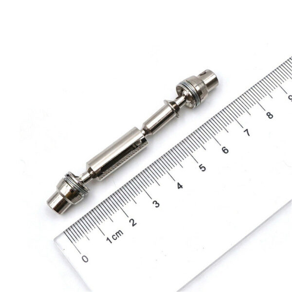 Transmission Drive Shaft 6x6 For WPL B14 B24 B16 B36 B36-3 JJRC Q60 RC Car Parts Silver - Image 5