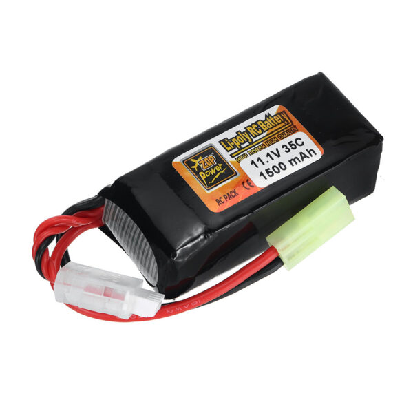 ZOP Power 3S 11.1V 1500mAh 35C LiPo Battery T Plug for RC Car Airplane Helicopter FPV Racing Drone - Image 2