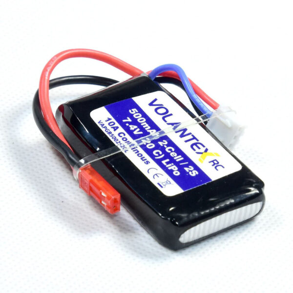 VolantexRC 768-1 Mustang P-51D/ Saber 920 756-2 RC Airplane Spare Part 7.4V 500mAh 20C Lipo Battery JST Plug - Image 2