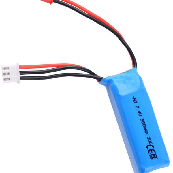 7.4V 580mAh 20C 2S LiPo Battery JST Plug  for Mini-Q Mosquito Car WLtoys K989 K969 1/28 Remote Control Car - Image 4