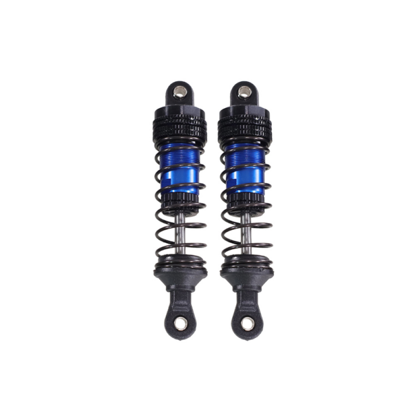 2PCS Upgraded Metal Shock Absorber Oil Damper for Wltoys 144001-02 144010 124007 124008 124016 124018 124019 MJX 14301 14302 16207 16208 16209 16210 RC Car Vehicles Model Parts - Image 1