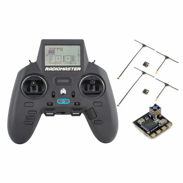 RadioMaster Zorro 2.4GHz 16CH Hall Sensor Gimbals CC2500/JP4IN1/ELRS Multi-protocol OpenTX/EdgeTX System Radio Transmitter with RC Receiver & TBS Nano Crossfires Module Combo Set for RC Drone - Image 2