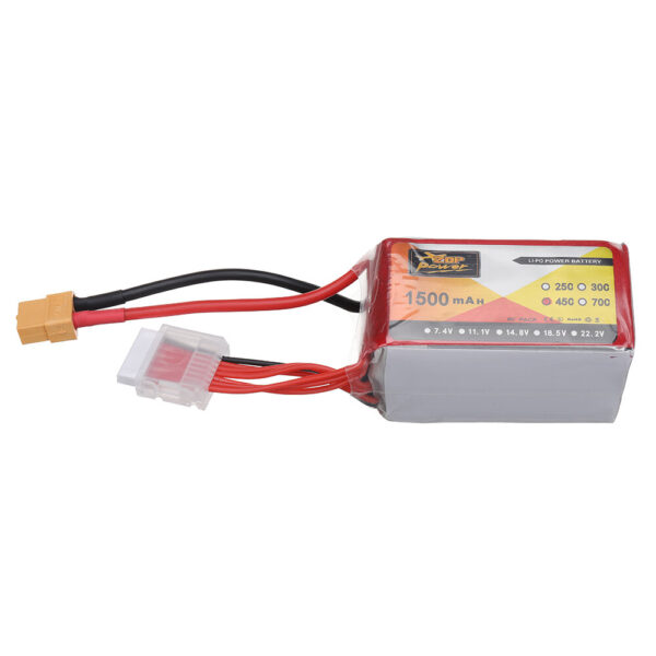 ZOP POWER 22.2V 1500mAh 45C 6S LiPo Battery XT60 Plug for RC Drone - Image 5