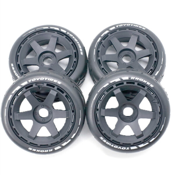 4PCS 1/8 Rally Drift On-Road Tires Wheels 17mm Hex for ARRMA INFRACTION LIMITLESS FELONY F1 ZD RC Car Vehicles Model Parts - Image 3