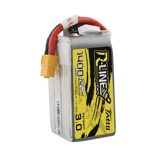 TATTU R-LINE 3.0 6S 22.2V 1400mAh 120C 6S1P LiPo Battery XT60 Plug for iFlight Nazgul5 V3 FPV Racing Drone - Image 4