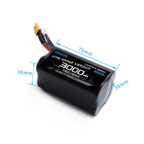 GEPRC VTC6 18650 4S 14.8V 3000mAh 4S1P XT60 XT30 / 6S 22.2V 3000mAh 6000mAh 6S1P 6S2P XT60 LionPack Battery for Crocodile Baby 4 Crocodile7 Long Range / Eachine  Novice-IV FPV Racing Drone - Image 3