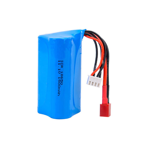 11.1V 1500mAh 15C Triangle 18650 Lipo Battery T Plug for RC Car - Image 2