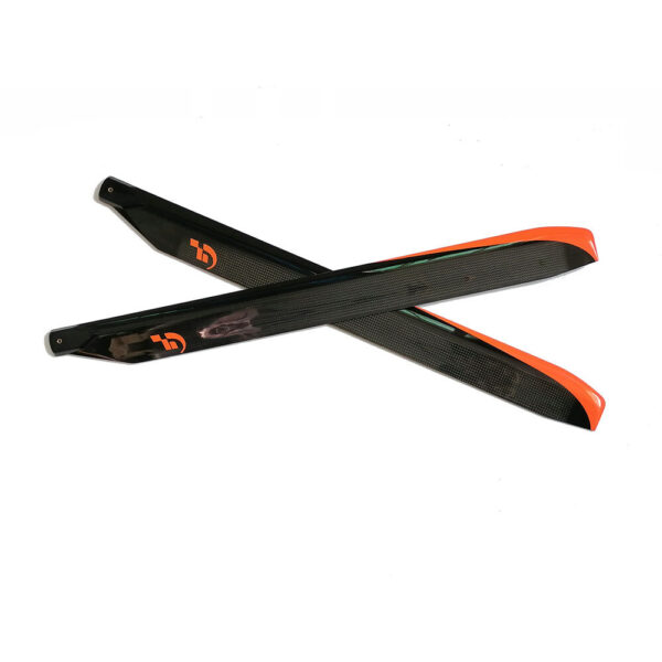 1 Pair FUNFLY 610mm Carbon Fiber Main Blade for 600 Class Helicopter - Image 7