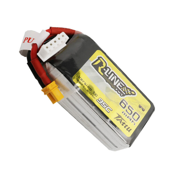 Tattu R-Line 4S 14.8V 650mAh 95C 4S1P Lipo Battery XT30 Plug for GEPRC Tern LR40 FPV Racing Drone - Image 4