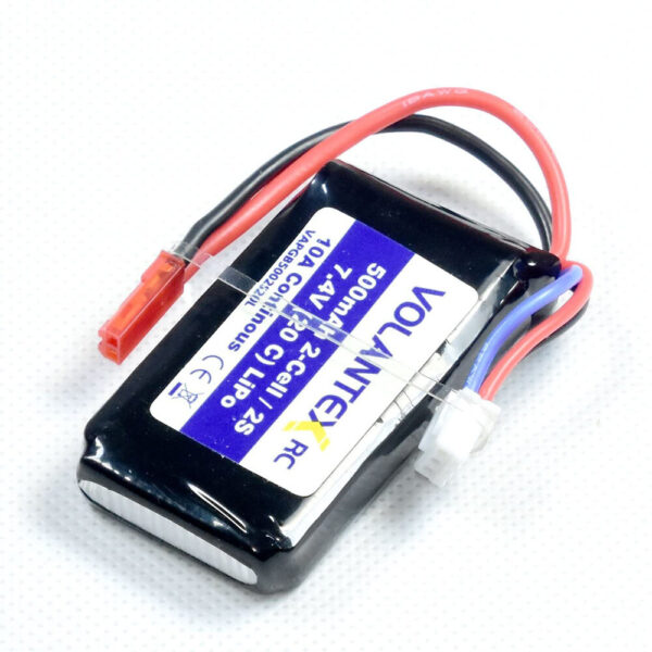 VolantexRC 768-1 Mustang P-51D/ Saber 920 756-2 RC Airplane Spare Part 7.4V 500mAh 20C Lipo Battery JST Plug - Image 5