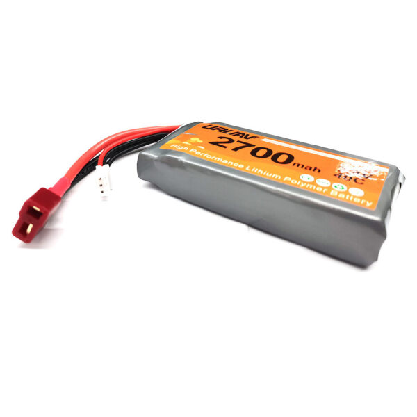 URUAV 7.4V 2700MAH 40C Lipo Battery T Plug For Wltoys 12427 12428 12423 Feiyue FY03 FY01 FY02 FY08 RC Car Parts - Image 1