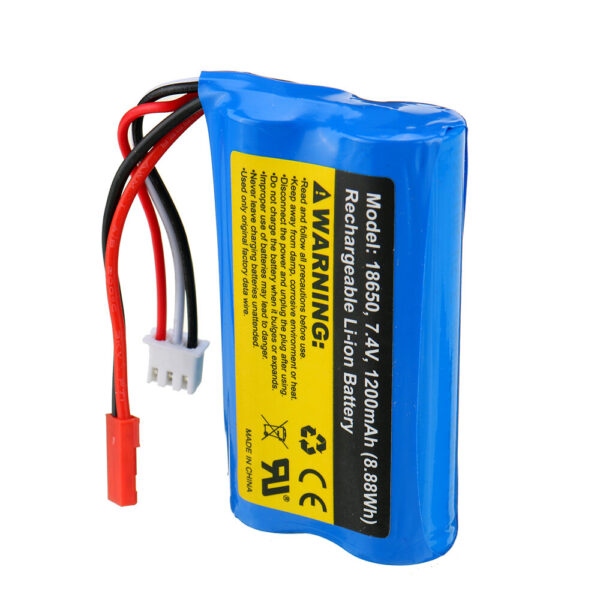 SG 1603 1604 UDIRC 1601 RC Car Spare 7.4V 1200mAh 2S 5C JST Plug Li-ion Battery 1603-012 Vehicles Parts - Image 5