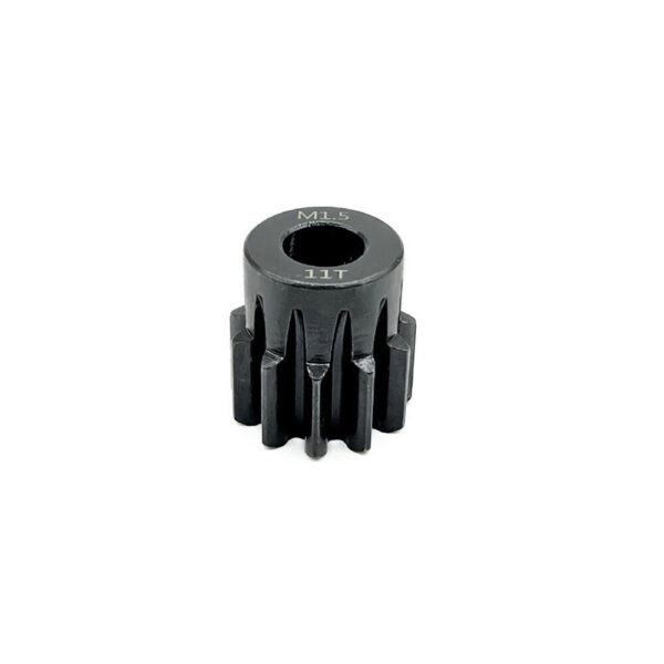 M1.5 8mm RC Car Motor Gear Black Hardened Steel Metal Pinion for 1/5 1/6 XMAXX LOSI ARRMA HW 56113 7012 RC Model Car Parts - Image 1