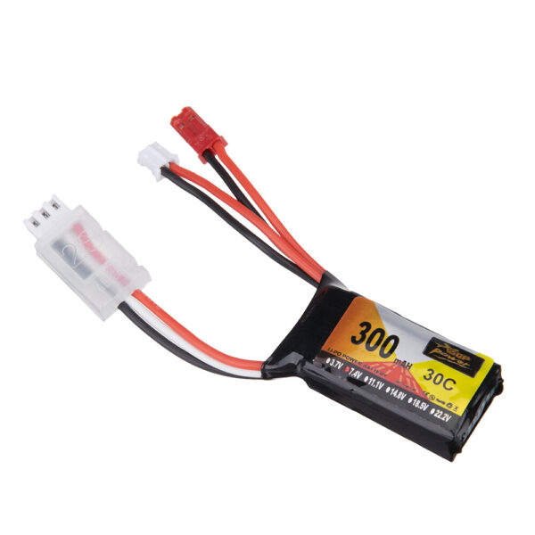 2Pcs ZOP Power 7.4V 300mAh 30C 2S LiPo Battery PH2.0 Plug for RC Drone - Image 3