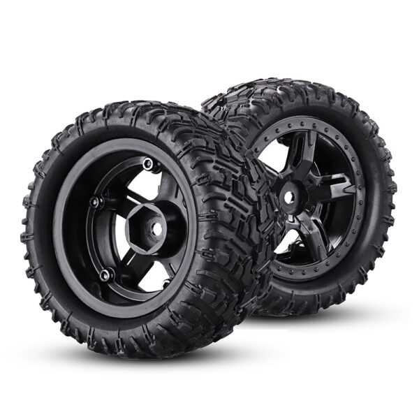 Remo P6973 Rubber RC Car Tires For 1621 1625 1631 1635 1651 1655 Wltoys 144001 124018 124019 SG 1601 HBX 16889 RC Vehicle Models - Image 1