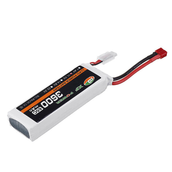 XF POWER 11.1V 3600mAh 65C 3S Lipo Battery T Plug for RC Car - Image 6