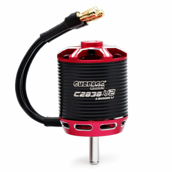 SURPASS-HOBBY C28 Series V2 C2838 600KV/ 800KV/ 1000KV/ 1200KV Outrunner Brushless Motor for RC Airplane - Image 1