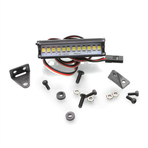 RC Car Part Roof LED Light Bar Lamp 52mm 85mm Searchlight for 1/10 TRX4 TRX6 Axial SCX10 KM RC Crawler Car Parts - Image 2