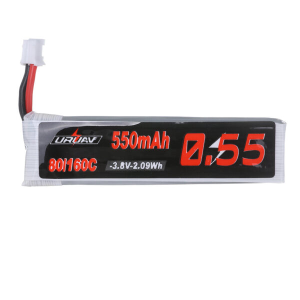 5Pcs URUAV 3.8V 550mAh 80C/160C 1S HV 4.35V PH2.0 Plug Lipo Battery for EMAX Tinyhawk III GEPRC TinyGO 4K FPV Indoor Whoop Emax Tinyhawk Kingkong/LDARC TINY - Image 1