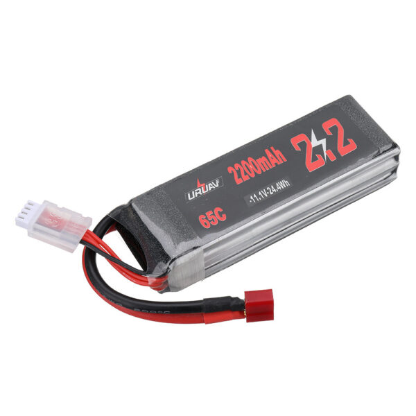 URUAV 11.1V 2200mAh 65C 3S LiPo Battery T Deans Plug for RC Car - Image 3