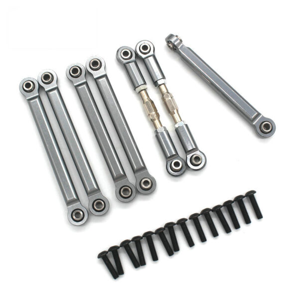 7PCS Pull Rods For ZD Racing DBX-10 1/10 Rc Car Metal Whole Vehicle Parts - Image 1