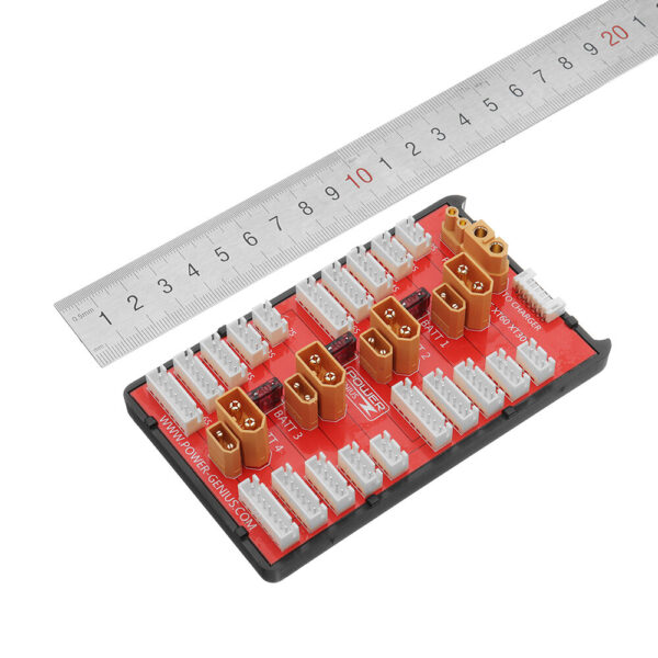 2 IN 1 PG Parallel Charging Board XT30 XT60 Plug Supports 4 Packs 2-8S Lipo Battery - Image 6