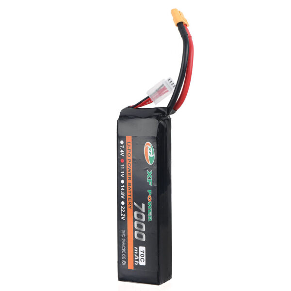 XF POWER 11.1V 7000mAh 70C 3S LiPo Battery XT60 Plug for RC Drone - Image 7