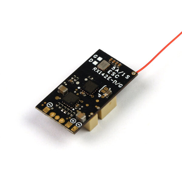 AEORC RX142-E 2.4GHz 5CH Mini RC Receiver Integrated 1S 5A Brushless ESC Supports FUTABA/S-FHSS for RC Drone - Image 2