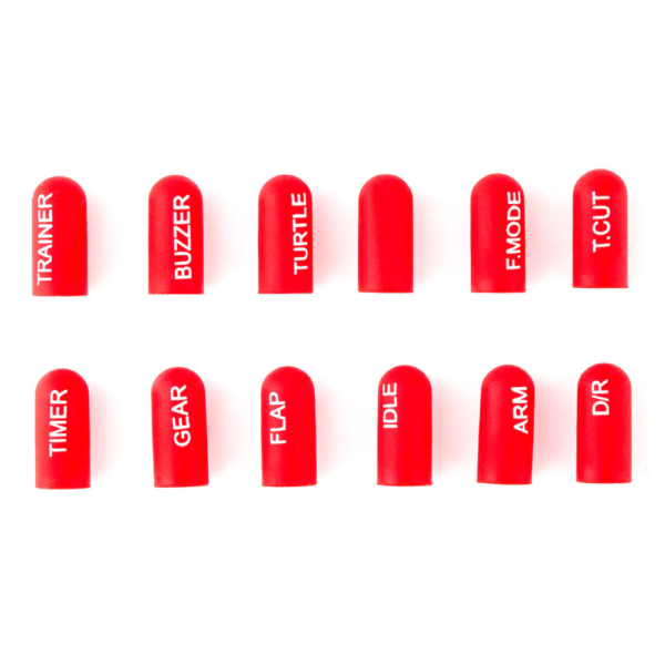 12pcs Radiomaster Labeled Silicon Switch Cover kits Short/ Long for TX16S TX12 Zorror Jumper Flysky Radio Transmitter - Image 8