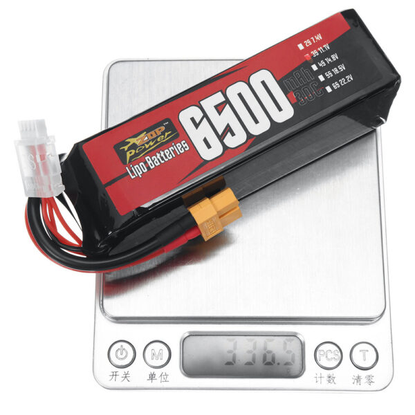 ZOP Power 3S 11.1V 6500mAh 30C 72.15Wh LiPo Battery XT60 Plug for RC Car - Image 9