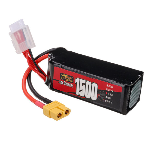 ZOP Power 4S 15.2V 1500mAh 60C 22.8Wh LiPo Battery XT60 Plug for RC FPV Racing Drone Airplane Helicopter - Image 3