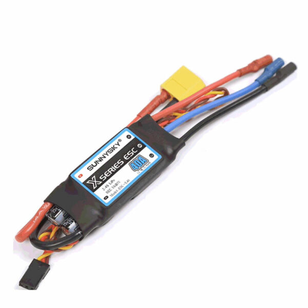 SUNNYSKY X Series 40A 2-4S Brushless ESC With 5V/3A BEC 3.5mm XT60 Plug For RC Airplane - Image 1