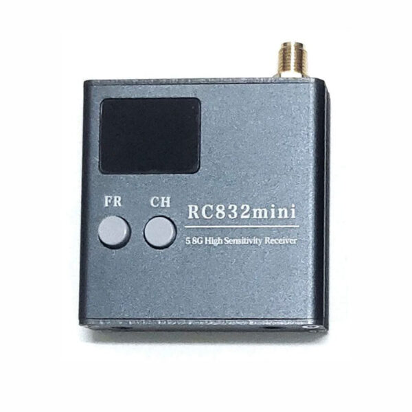 SJ RC832 Mini Wireless 4.9G-5.8G 56CH 5dB Two-Way Video/Audio High Sensitivity Receiver for RC Drones - Image 3