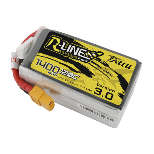 TATTU R-LINE 3.0 6S 22.2V 1400mAh 120C 6S1P LiPo Battery XT60 Plug for iFlight Nazgul5 V3 FPV Racing Drone - Image 3